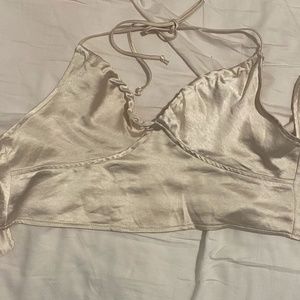 Crop halter top